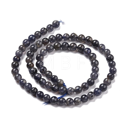 Natural Iolite Beads Strands G-C242-02B-1