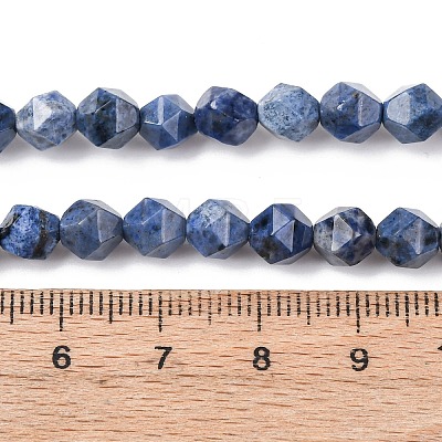 Natural Dumortierite Quartz Beads Strands G-F523-17-6mm-1