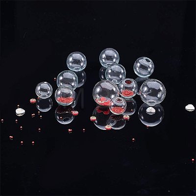 Round Mechanized Blown Glass Globe Ball Bottles BLOW-PH0001-10-1