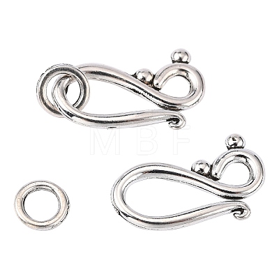 Tibetan Style Alloy Hook and Eye Clasps LS-X-LF1277Y-NF-1
