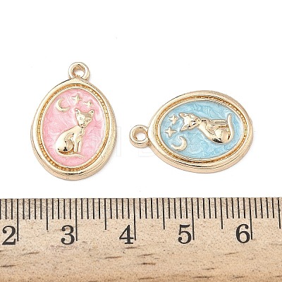 Alloy Enamel Pendants FIND-H058-01D-KCG-1