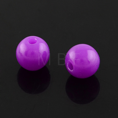 Fluorescent Acrylic Beads MACR-R517-18mm-M-1