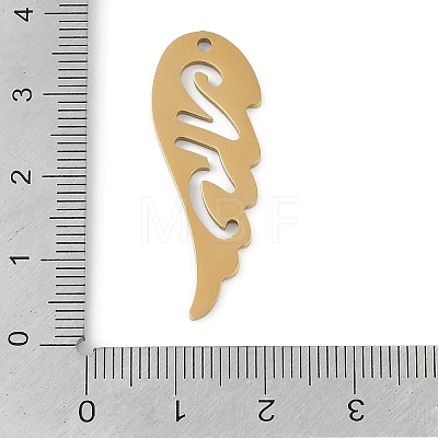 304 Stainless Steel Pendants STAS-L279-007G-1