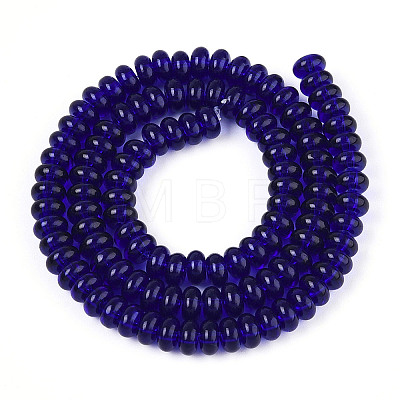 Transparent Glass Beads Strands GLAA-ZX008-6mm-19F-1