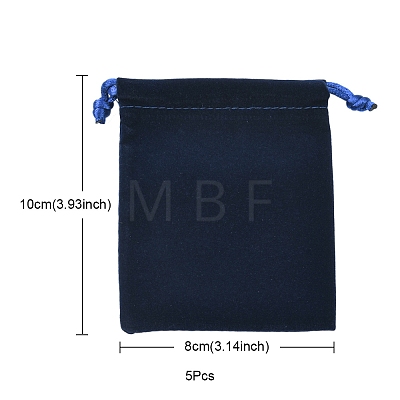 Rectangle Velvet Packing Pouches TP-YW0001-03B-1