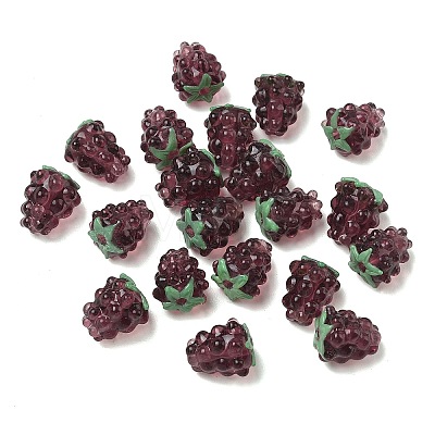 Handmade Lampwork Beads X-LAMP-WH0012-02C-1