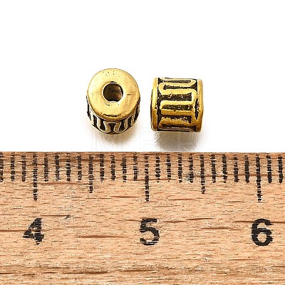 Tibetan Style Alloy Beads X-GLF10149Y-NF-1