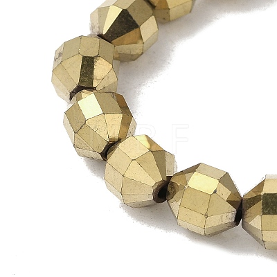 Electroplated Synthetic Non-magnetic Hematite Beads Strands G-I364-L01-01-1