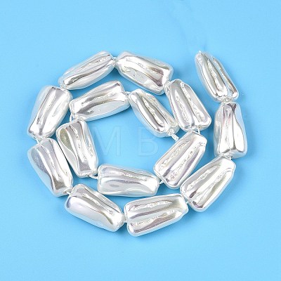 Transparent Spray Painted Glass Beads Strands GLAA-N001-41-1