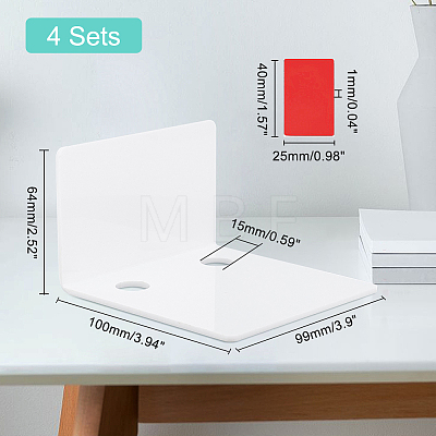 Acrylic Wall Adhesive Storage Holders ODIS-WH0030-47B-1