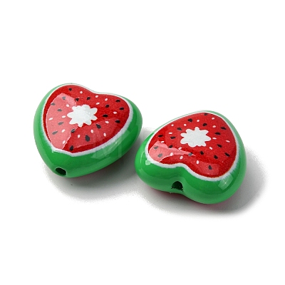 Opaque Acrylic Beads MACR-V001-01F-1