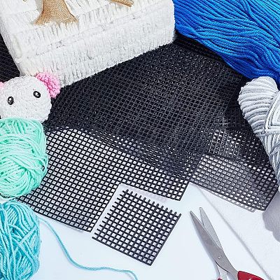 Plastic Mesh Canvas Sheet FIND-WH0117-98A-1