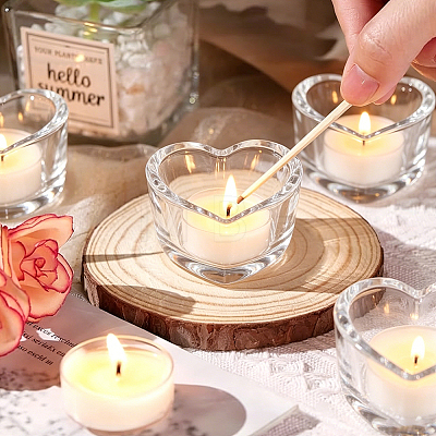2Pcs Glass Candle Cups AJEW-SC0004-47A-1