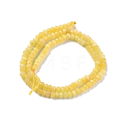 Dyed Natural Malaysia Jade Rondelle Beads Strands G-E316-2x4mm-47-1