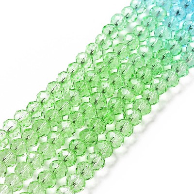 Transparent Glass Beads Strands GLAA-L045-01A-04-1