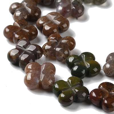 Natural Indian Agate Beads Strands G-M418-D09-01-1
