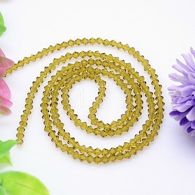 Faceted Imitation Austrian Crystal Bead Strands G-M180-10mm-19A-1