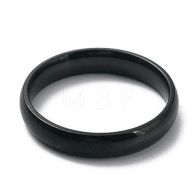 Ion Plating(IP) 304 Stainless Steel Flat Plain Band Rings STAS-I160-C-16mm-B-1