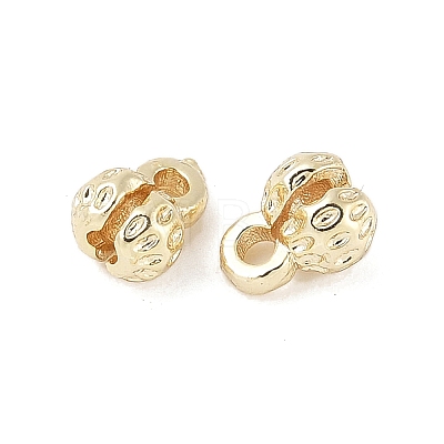 Flower Brass Bead Tips KK-M326-10G-1