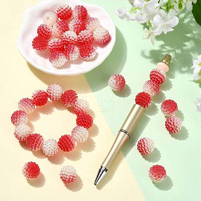 40Pcs Imitation Pearl Acrylic Beads OACR-FS0002-89A-10-1
