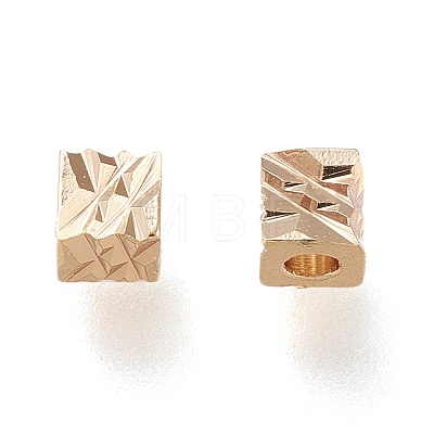 Brass Spacer Beads X-KK-H101-05LG-1