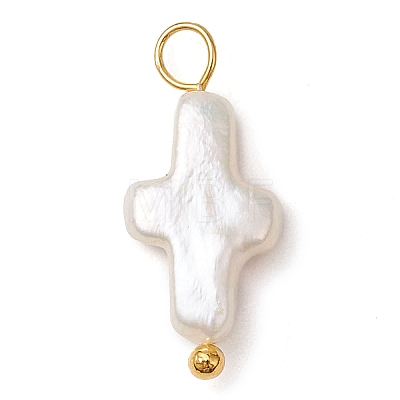 Natural Keshi Pearl Pendants PALLOY-JF02823-1