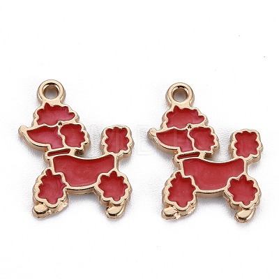 Alloy Enamel Pendants ENAM-N055-013C-NR-1