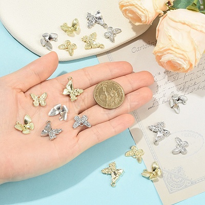 18Pcs 6 Styles Alloy Pendants FIND-YW0011-81-1
