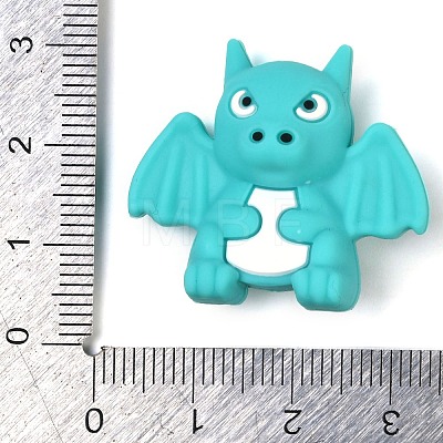 Little Dragon Food Grade Silicone Focal Beads SIL-Q030-29A-1