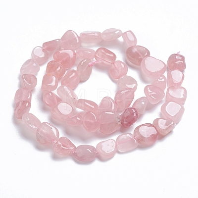 Natural Rose Quartz Beads Strands X-G-G841-A07-1