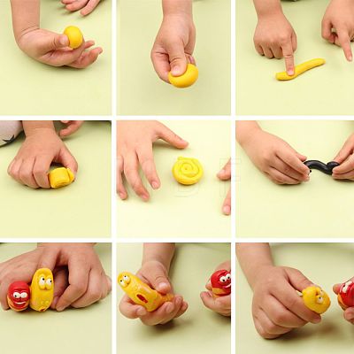DIY Eco-Friendly Polymer Clay Crafts for Child X-CLAY-T005-18-1