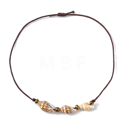 Natural Shell Beaded Bracelets BJEW-PH01449-1