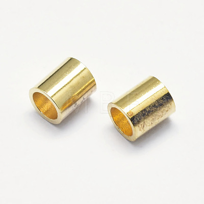 Long-Lasting Plated Brass Beads KK-K193-075G-NF-1