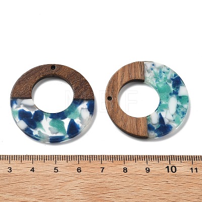 Resin and Walnut Pendants FIND-R051-13-1