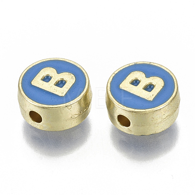 Alloy Enamel Beads X-ENAM-S122-028B-NR-1