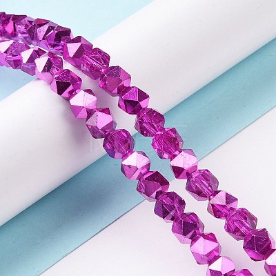 Transparent Glass Beads Strands GLAA-P003-B-1