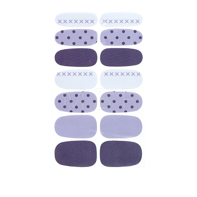 Polka Dot Style Full Cover Nail Wraps Stickers MRMJ-T040-279-1