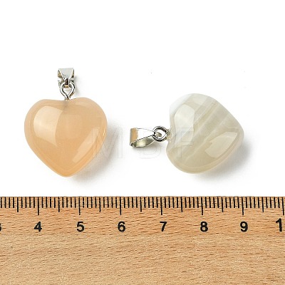 Natural Botswana Agate Pendants G-F820-10A-12-1
