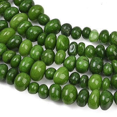 Dyed Natural White Jade Beads Strands GG-CBACF26-A03-01-1