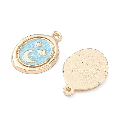 Alloy Enamel Pendants FIND-H058-01B-KCG-1