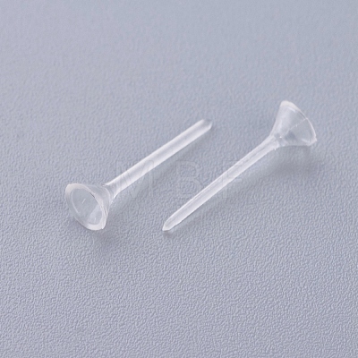 Plastic Stud Earring Findings KY-G006-02-4m-1