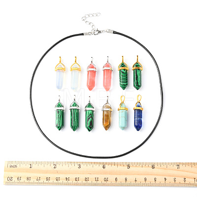 DIY Bullet Pendant Necklace Making Kit DIY-FS0003-97-1
