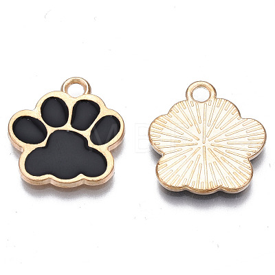 Alloy Enamel Pendants X-ENAM-T016-22LG-C-RS-1