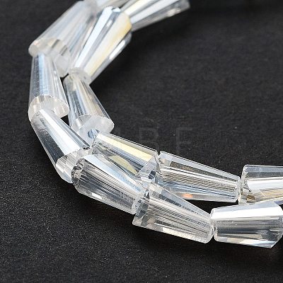 Electroplate Glass Beads Strands X-EGLA-J046-AB07-1