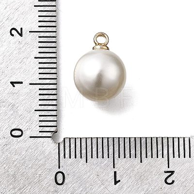 ABS Plastic Imitation Pearl Pendants FIND-H052-01F-01KCG-1