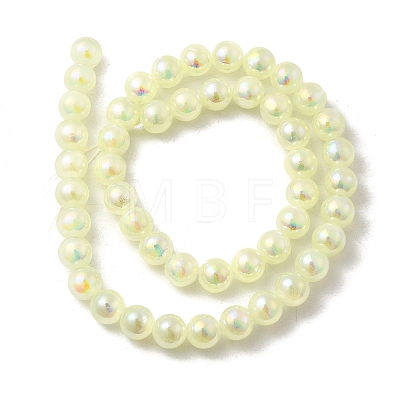 Plating Natural Selenite Beads Strands G-G120-A01-03-04-1