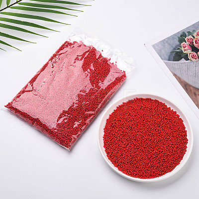 Baking Paint Glass Seed Beads SEED-S001-K20-1