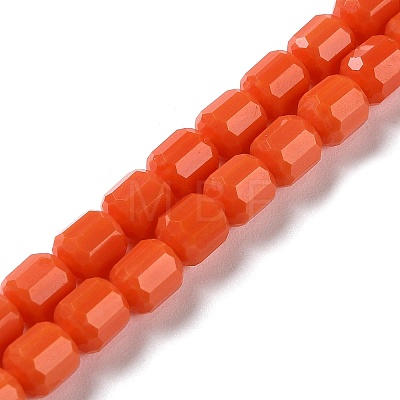 Opaque Glass Beads Strands GLAA-G112-03N-1