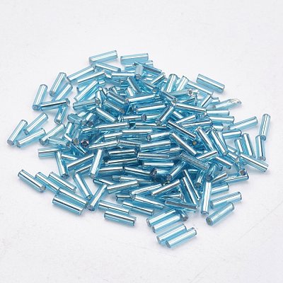 Glass Bugle Beads SEED-E001-6mm-23-1