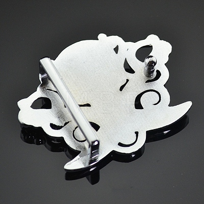 Tibetan Style Alloy Belt Buckle PW-WG6DA49-01-1